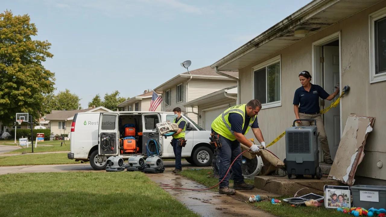 Water Damage Restoration in Muncie, IL near me